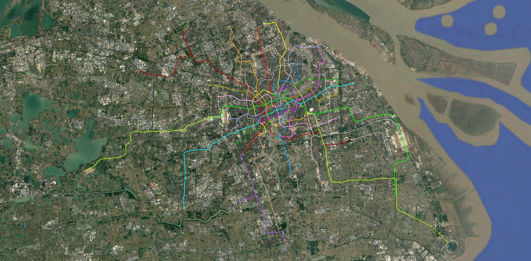 Urba world metro shanghai vue aerienne 2025 11 07
