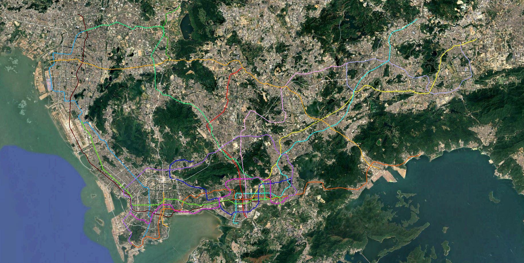 Urba world metro shenzhen vue aerienne 2025 11 07