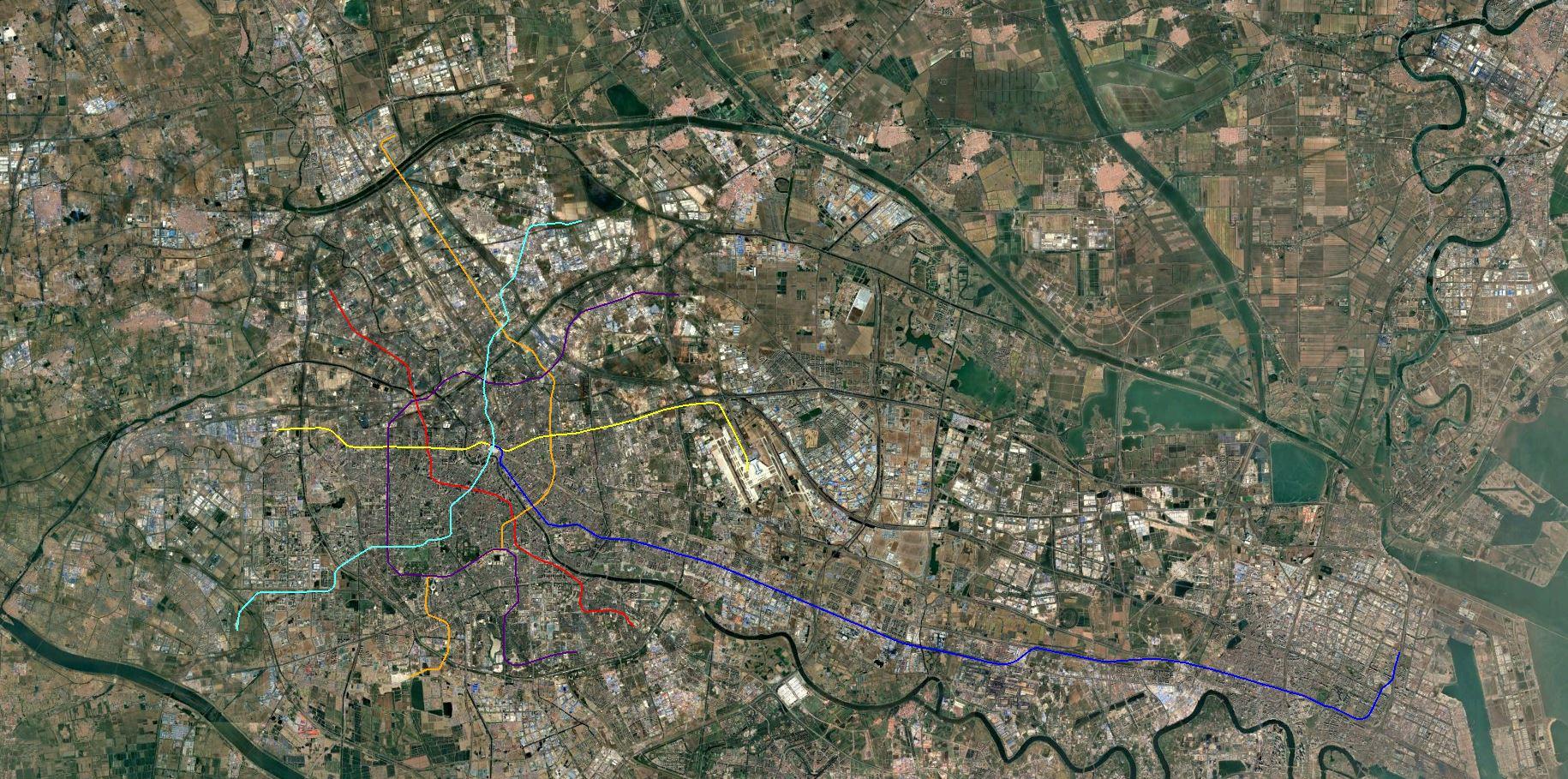 Urba world metro tianjin vue aerienne 2025 11 07