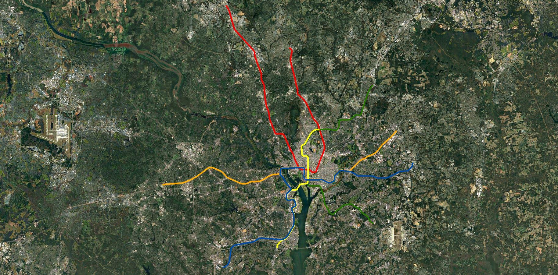 Urba world metro washington vue aerienne 2025 10 24